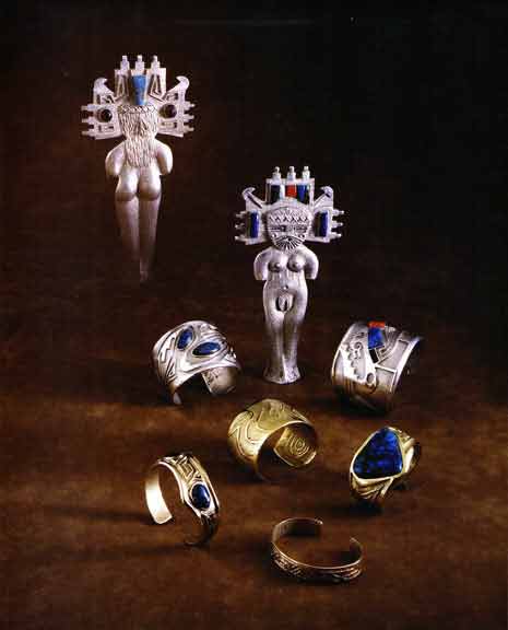 Pahlik'mana figurine sculture and jewekry Photograph by Jerry Jacka